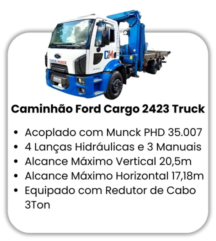 Caminhão Ford Cargo 2423 Truck